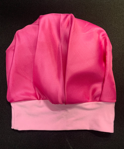 Gorro para Dormir de Satín Rojo