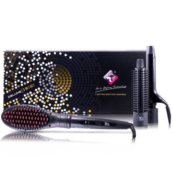 Outlet - Royale Set de Lujo para Peinado Negro