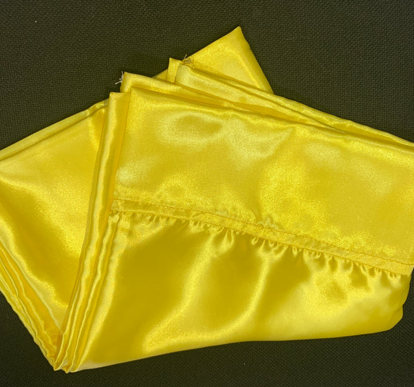 Funda de satín Amarillo