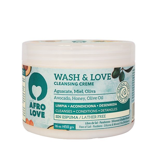 Afro Love -  Acondicionador Limpiador Wash & Love 450 g