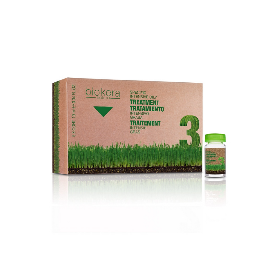 Salerm - Biokera Natura Oily Hair Treatment 6x10 mL