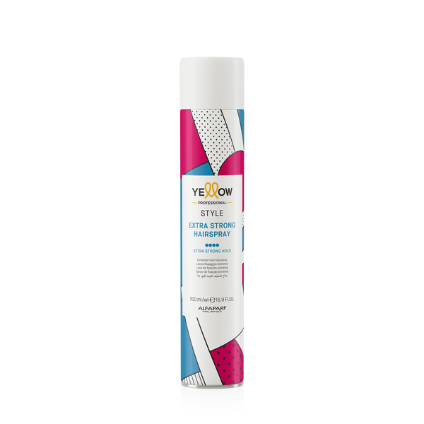 Yellow - Style Extra Strong Hairspray 500 ml