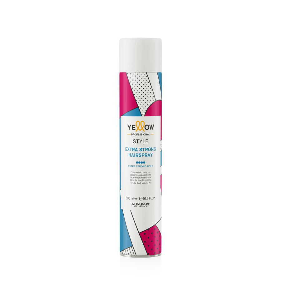 Yellow - Style Extra Strong Hairspray 500 ml