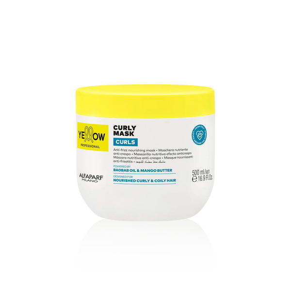Yellow - Curly Mask 500 ml
