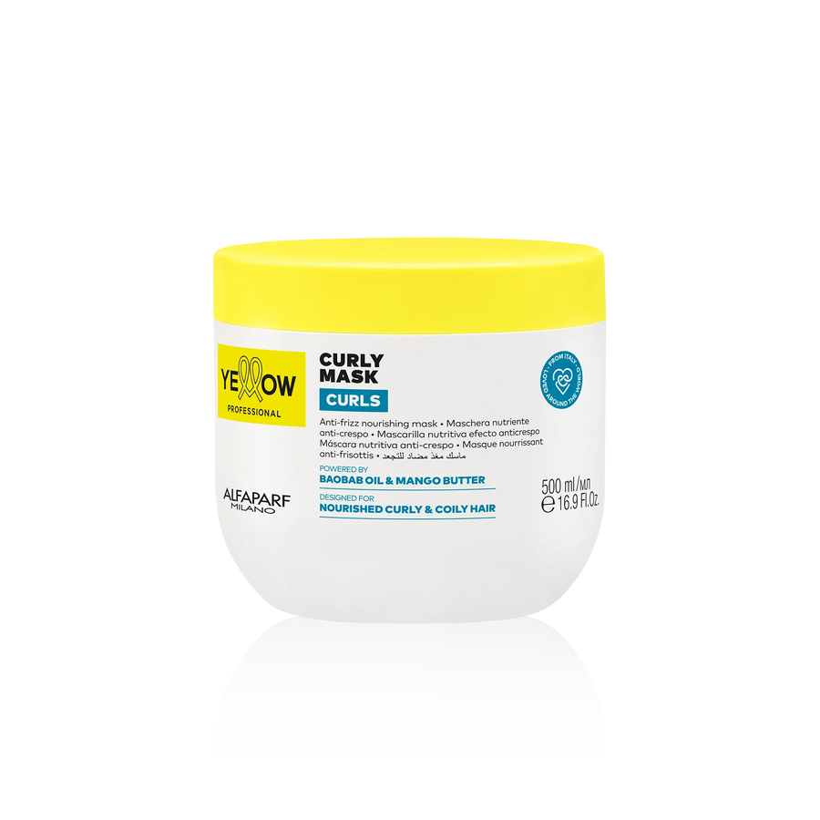 Yellow - Curly Mask 500 ml