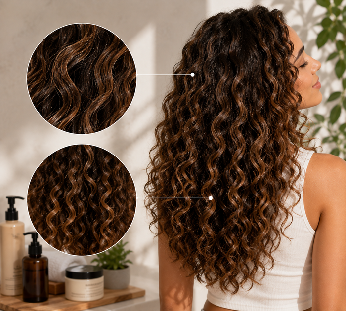 Mi cabello es rizado u ondulado